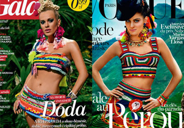 Gala SKOPIOWAŁA OKŁADKĘ Vogue'a! PORÓWNAJCIE...
