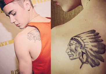 Justin Biebier ma NOWY TATUAŻ! Indianina... (FOTO)