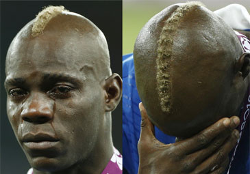 Balotelli PŁACZE po przegranej z Hiszpanią! (ZDJĘCIA)