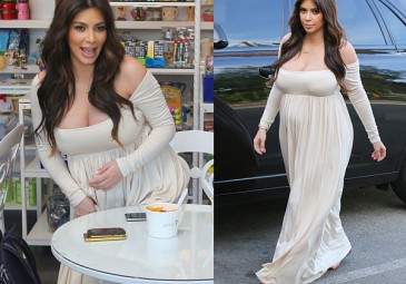 WIELKI DEKOLT Kim Kardashian! (FOTO)