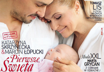 Skrzynecka pokazuje córkę na okładce! (FOTO)