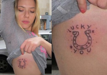 Nowy tatuaż Scarlett Johansson... UDANY?